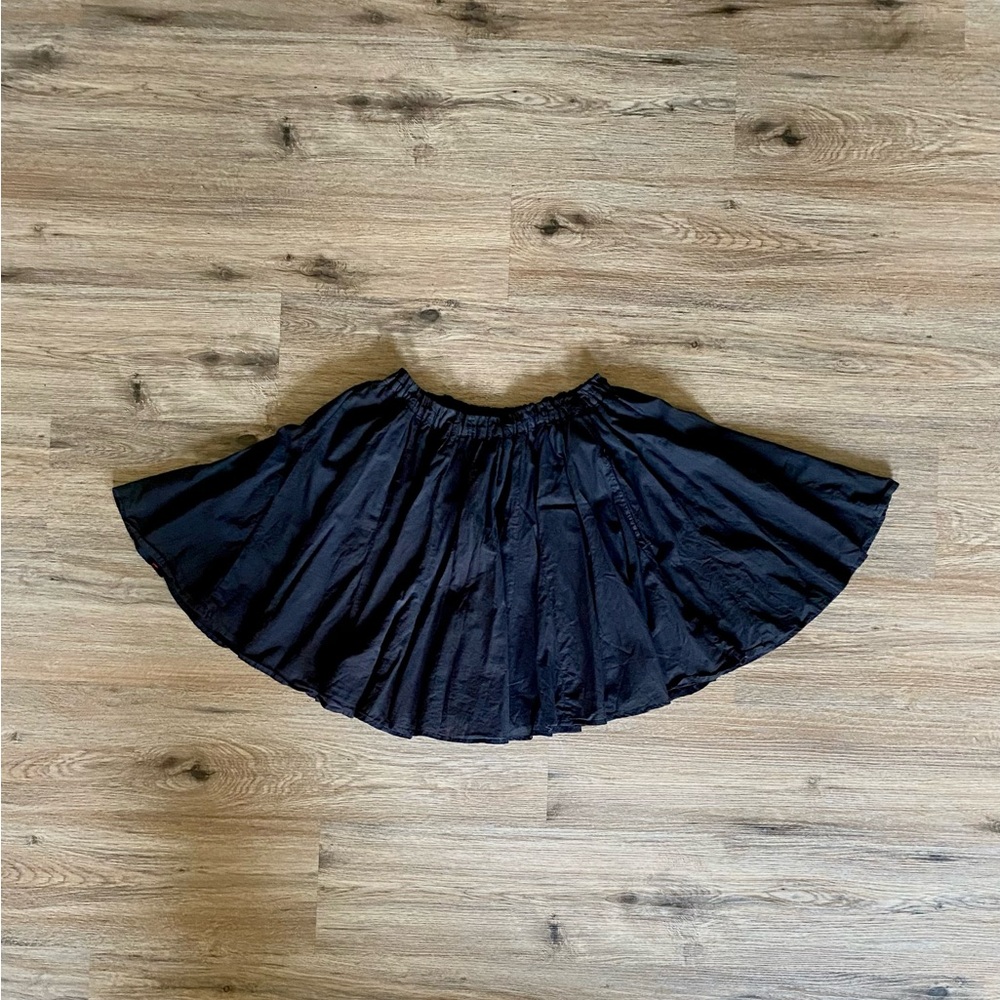 XiRENA Black Mini Skater Skirt Pleated Cocktail